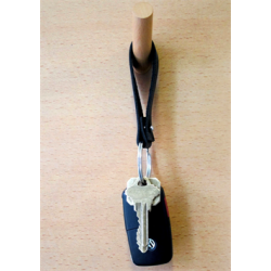 FOB RULER BLACK - Nklehank med mlbnd - svart